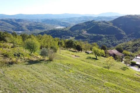 Motovun okolica, građevinsko zemljište s lijepim pogledom