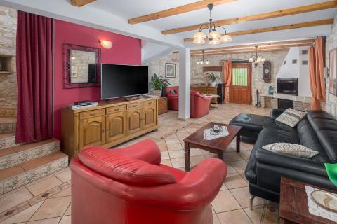 TINJAN, okolica- kamena vila sa 7000 m2 okućnice