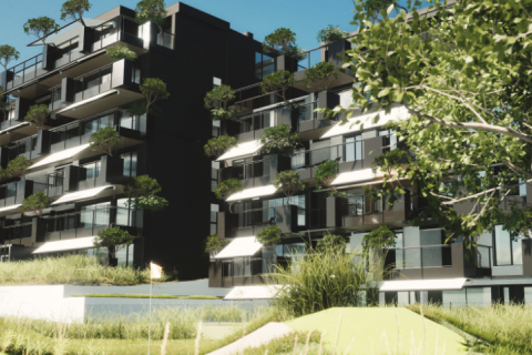 OPATIJA, Moderan stan površine 74.93 m2, s pogledom na more i garažnim parkirnim mjestom