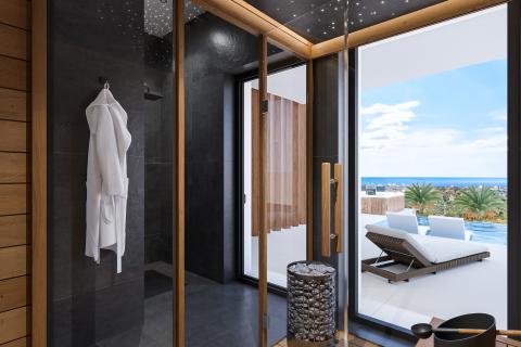 Kaštelir, urbana vila prekrasnog pogleda na more