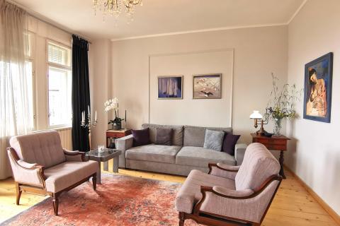 OPATIJA,LOVRAN- 2. RED DO MORA, stan 140 m2, balkon, parking, pogled na more