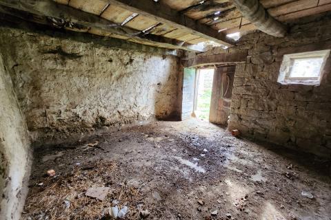 Istra, Buzet, Ročko polje - dvije samostojeće kamene kuće