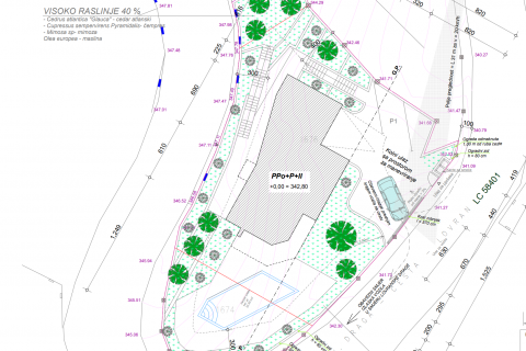 Bauland Tuliševica, Lovran, 601m2