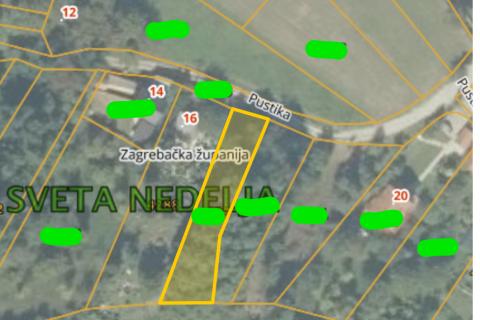 Sveta Nedelja, Jagnjić Dol, poljoprivredno zemljište, 530 m2