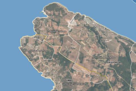 Terreno non edificabile Bašanija, Umag, 2.229m2