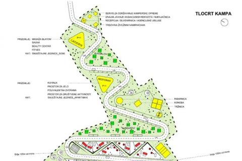 Kruševo, Karinsko More | Jedinstveno Zemljište za luksuzni kamp 32.000m2, 1.red  