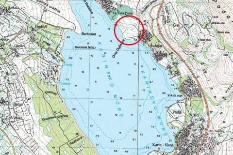 Kruševo, Karinsko More | Jedinstveno Zemljište za luksuzni kamp 32.000m2, 1.red  