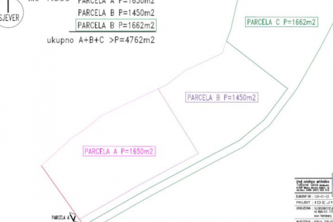 Bauland Benkovac Fužinski, Fužine, 4,76m2