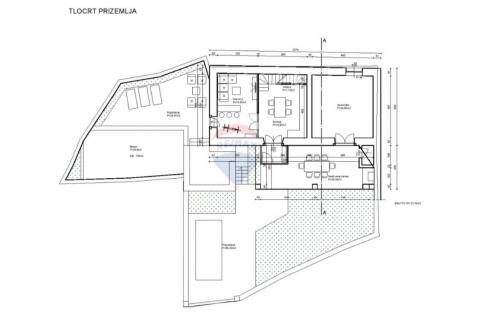 Istra, okolica Rovinja, Kanfanar, kamena kuća sa bazenom