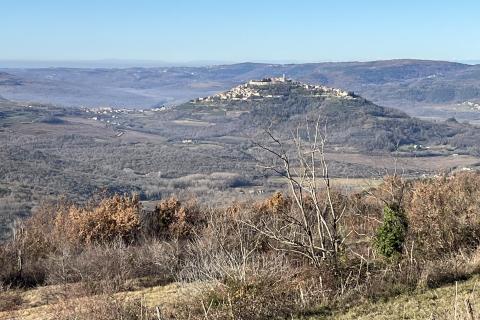 Motovun - okolica, građevinsko-poljoprivredno zemljište predivnog otvorenog pogleda