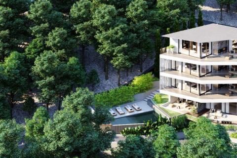 OPATIJA-NOVOGRADNJA, stan 1S+DB, bazen, garaža,lift, pogled na more