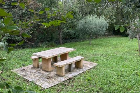 Istra,Kaštel-Buje,šarmantna kamena kuća u velikoj zelenoj oazi