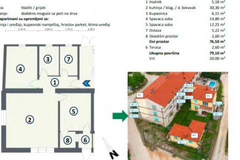 Condo/Apartment Bibali, Buje, 79,10m2