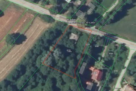 Terreno edificabile Lapat, Plaški, 1.776m2