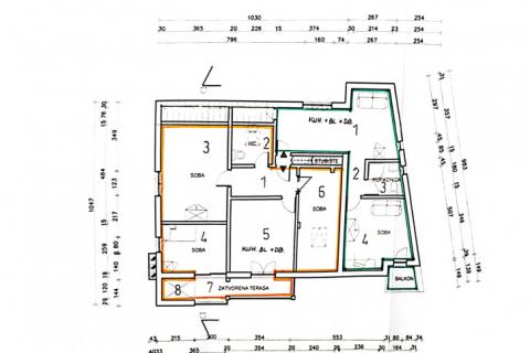 OTOK KRK,MALINSKA-stambena zgrada sa osam apartmana i restoranom