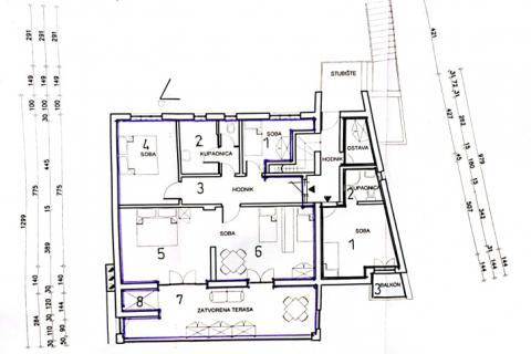 OTOK KRK,MALINSKA-stambena zgrada sa osam apartmana i restoranom