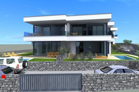 OTOK KRK,MALINSKA kuća na prodaju sa bazenom