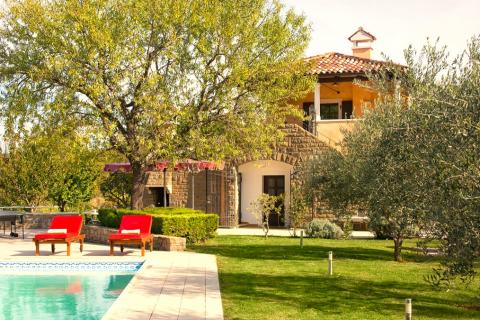 Istria, Momjan, Rustic Villa with Pool