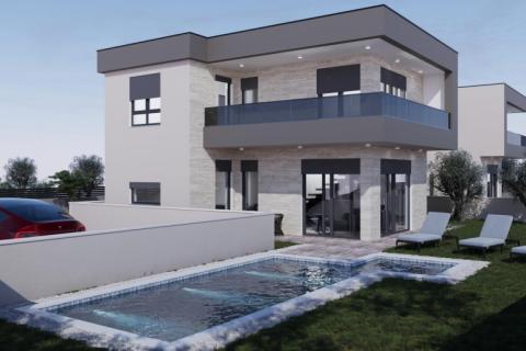 Istra, Medulin - kuća s bazenom