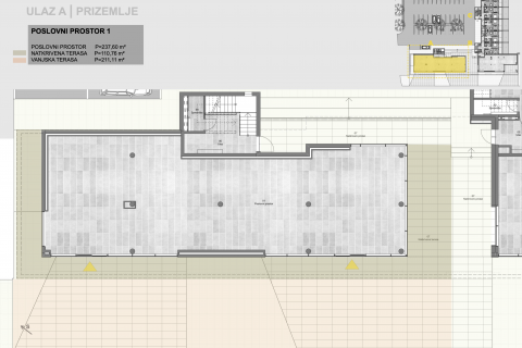 ISTRIA, LABIN - Rent, Office space in a new building 237.60 m2 with terraces 322 m2