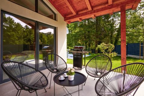 Trakošćan | Modern villa 125m2, jacuzzi and sauna