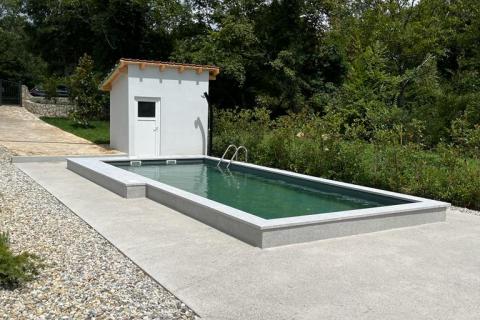 OTOK KRK,DOBRINJ-samostojeća villa sa bazenom