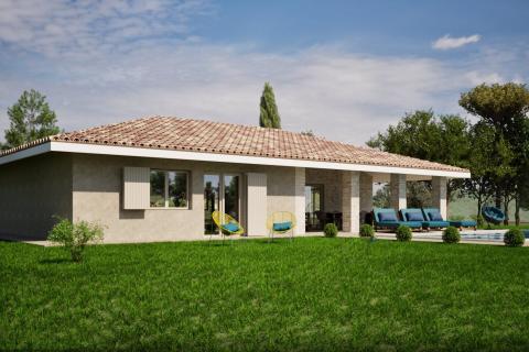 KAŠTELIR-prizemnica s četiri spavaće sobe