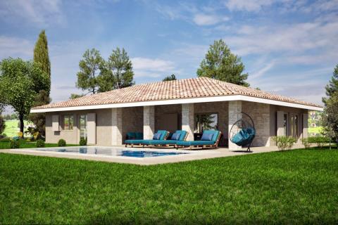 KAŠTELIR-prizemnica s četiri spavaće sobe