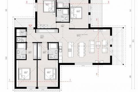 KAŠTELIR-prizemnica s četiri spavaće sobe