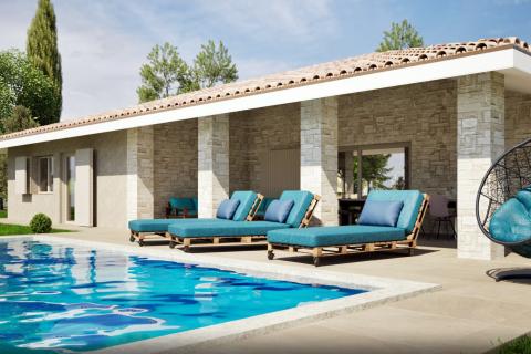 KAŠTELIR-prizemnica s četiri spavaće sobe