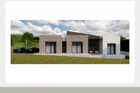 Земельный участок строительного назначения Vižinada, 735m2