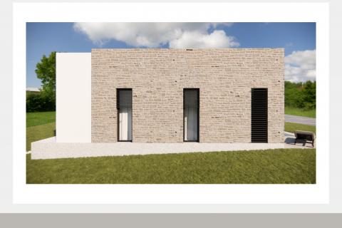 Земельный участок строительного назначения Vižinada, 735m2