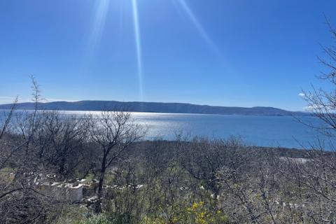 Novi Vinodolski, Klenovica-okolica, dvojček, 200 m2, pogled na morje