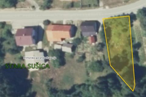 Gorski Kotar, Stara Sušica - građevinski teren sa dozvolom i projektom 835 m2