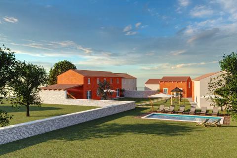 Istra, Manjadvorci -veliko imanje sa idejnim projektom