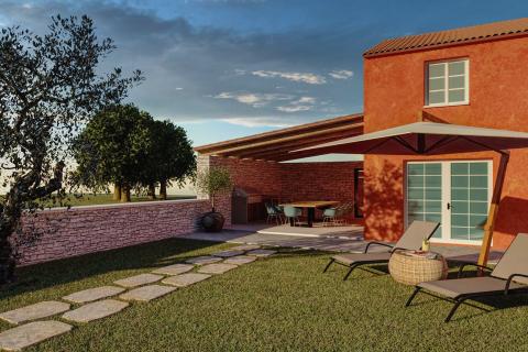 Istra, Manjadvorci -veliko imanje sa idejnim projektom