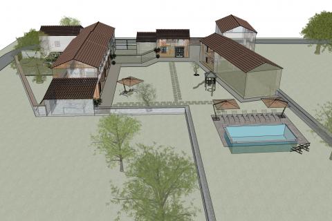 Istra, Manjadvorci -veliko imanje sa idejnim projektom