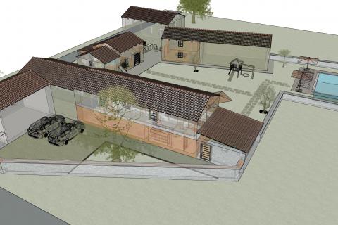 Istra, Manjadvorci -veliko imanje sa idejnim projektom