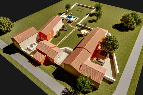 Istra, Manjadvorci -veliko imanje sa idejnim projektom