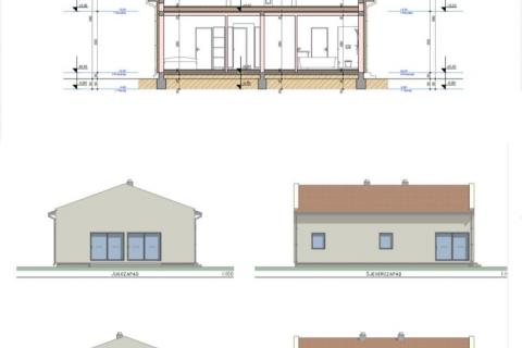 Istra, Rakalj - građevinsko zemljište s projektom