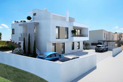 Istra, Umag okolica, stan u novogradnji u blizini plaže