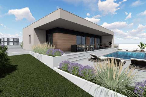 Istra, Muntić, moderna vila s bazenom i garažom