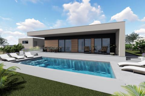 Istra, Muntić, moderna vila s bazenom i garažom