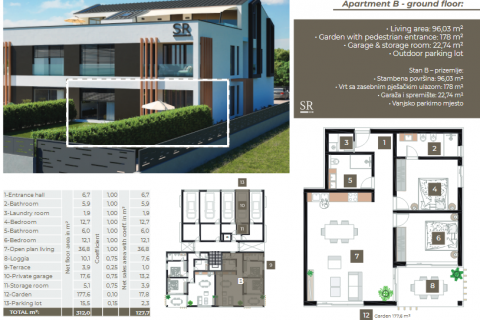 Appartamento Rovinj, 127,70m2