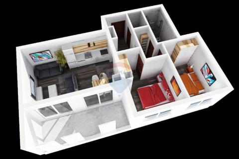 POREČ, centar- stan s garažom u novogradnji