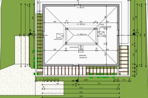Rovinj,9km,započeta novogradnja prostrane prizemnice