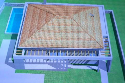 Rovinj,9km,započeta novogradnja prostrane prizemnice