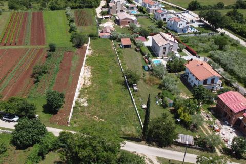 ISTRIA, ST. LOVREČ - Construction land 1313 m2 with project 