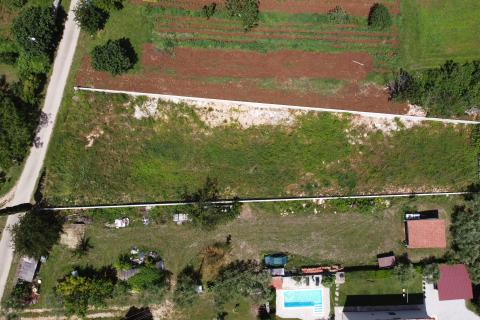 ISTRIA, ST. LOVREČ - Construction land 1313 m2 with project 
