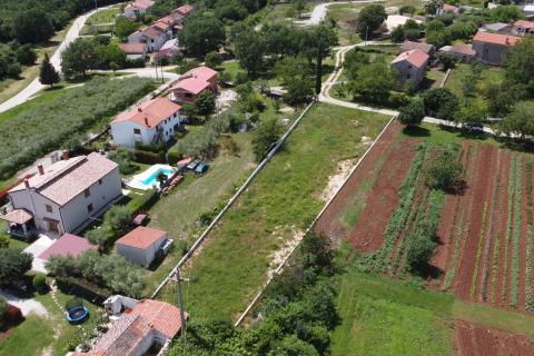 ISTRIA, ST. LOVREČ - Construction land 1313 m2 with project 